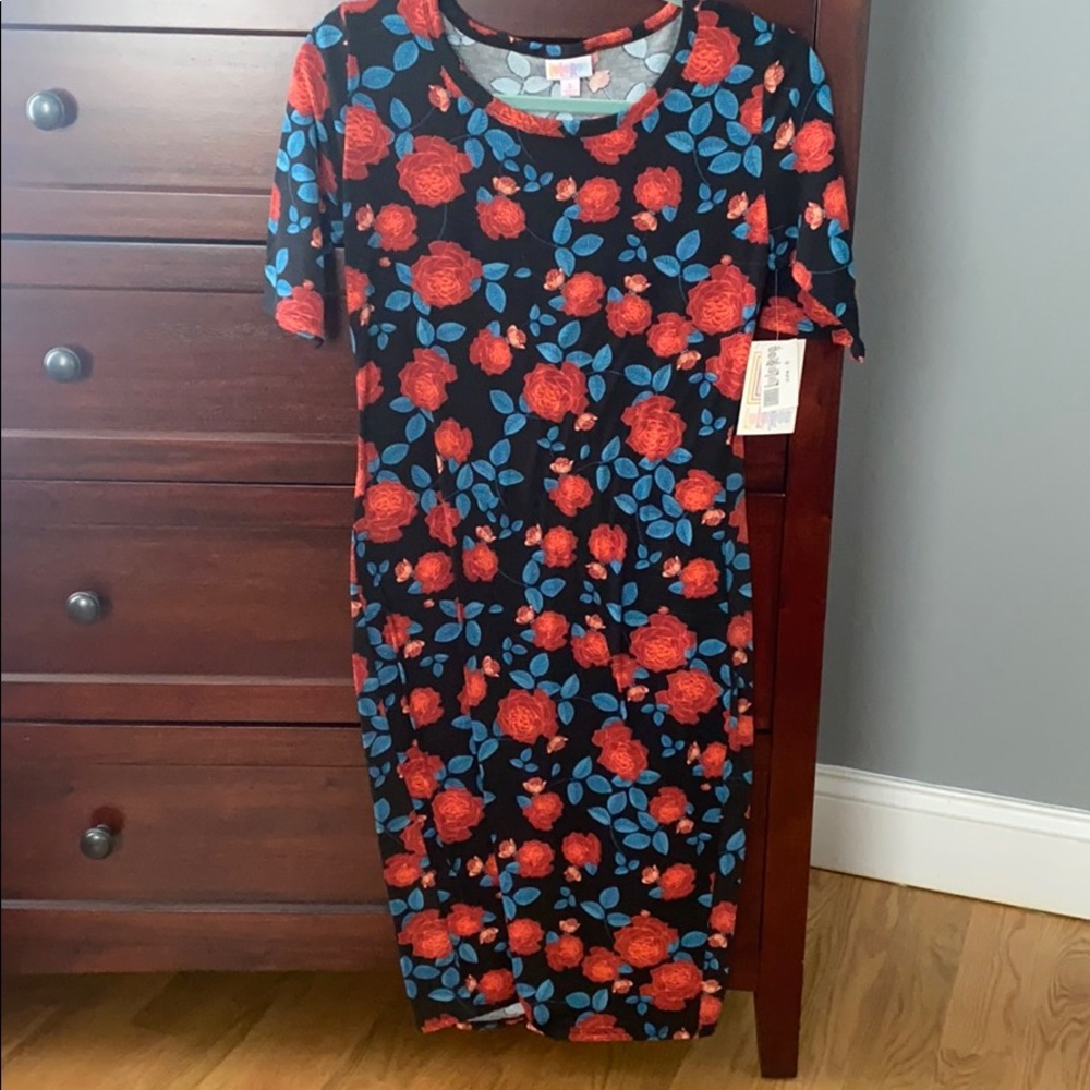 LLR small Rose Julia Pencil skirt